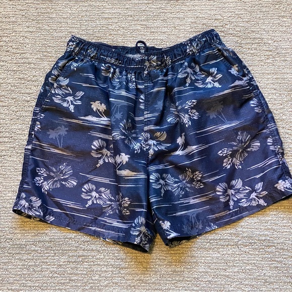 OP men's blue island basic swim short Sz L (36-38) - Picture 1 of 5